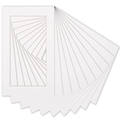 11x14 Mat for 12x16 Frame - Precut Mat Board Acid-Free White 11x14 Photo Matte Made to Fit a 12x16 Picture Frame, Premium Matboard for Family Photos, Show Kits, Art, Picture Framing, Pack of 100 Mats