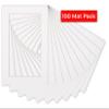11x14 Mat for 12x16 Frame - Precut Mat Board Acid-Free White 11x14 Photo Matte Made to Fit a 12x16 Picture Frame, Premium Matboard for Family Photos, Show Kits, Art, Picture Framing, Pack of 100 Mats view 2