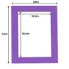 16x20 Mat for 20x24 Frame - Precut Mat Board Acid-Free Purple 16x20 Photo Matte Made to Fit a 20x24 Picture Frame, Premium Matboard for Family Photos, Show Kits, Art, Picture Framing, Pack of 25 Mats view 4