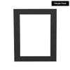 11x14 Mat for 13x19 Frame - Precut Mat Board Acid-Free Textured Black 11x14 Photo Matte for a 13x19 Picture Frame, Premium Matboard for Family Photos, Show Kits, Art, Picture Framing, Pack of 1 Mat view 2