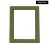 11x14 Mat for 16x20 Frame - Precut Mat Board Acid-Free Dill Green 11x14 Photo Matte For a 16x20 Picture Frame, Premium Matboard for Family Photos, Show Kits, Art, Picture Framing, Pack of 1 Mat view 2