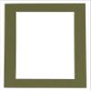 11x14 Mat for 16x20 Frame - Precut Mat Board Acid-Free Dill Green 11x14 Photo Matte For a 16x20 Picture Frame, Premium Matboard for Family Photos, Show Kits, Art, Picture Framing, Pack of 1 Mat view 3