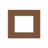 Poster Palooza 5x5 Mat For 7x7 Frame - Precut Aged Oak Brown Square Shaped Photo Mat Board Opening - Acid Free Matte to Protect Your Pictures - Bevel Cut for Family Photos, Pack of 1 Matboard view 1