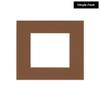Poster Palooza 5x5 Mat For 7x7 Frame - Precut Aged Oak Brown Square Shaped Photo Mat Board Opening - Acid Free Matte to Protect Your Pictures - Bevel Cut for Family Photos, Pack of 1 Matboard view 2