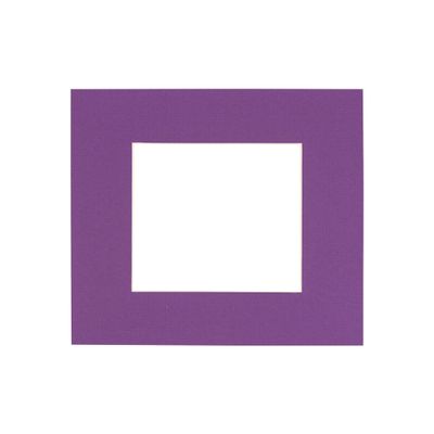 8x8 Mat for 12x12 Frame - Precut Mat Board Acid-Free Dark Purple 8x8 Photo Matte Made to Fit a 12x12 Picture Frame, Premium Matboard for Family Photos, Show Kits, Art, Picture Framing, Pack of 1 Mat
