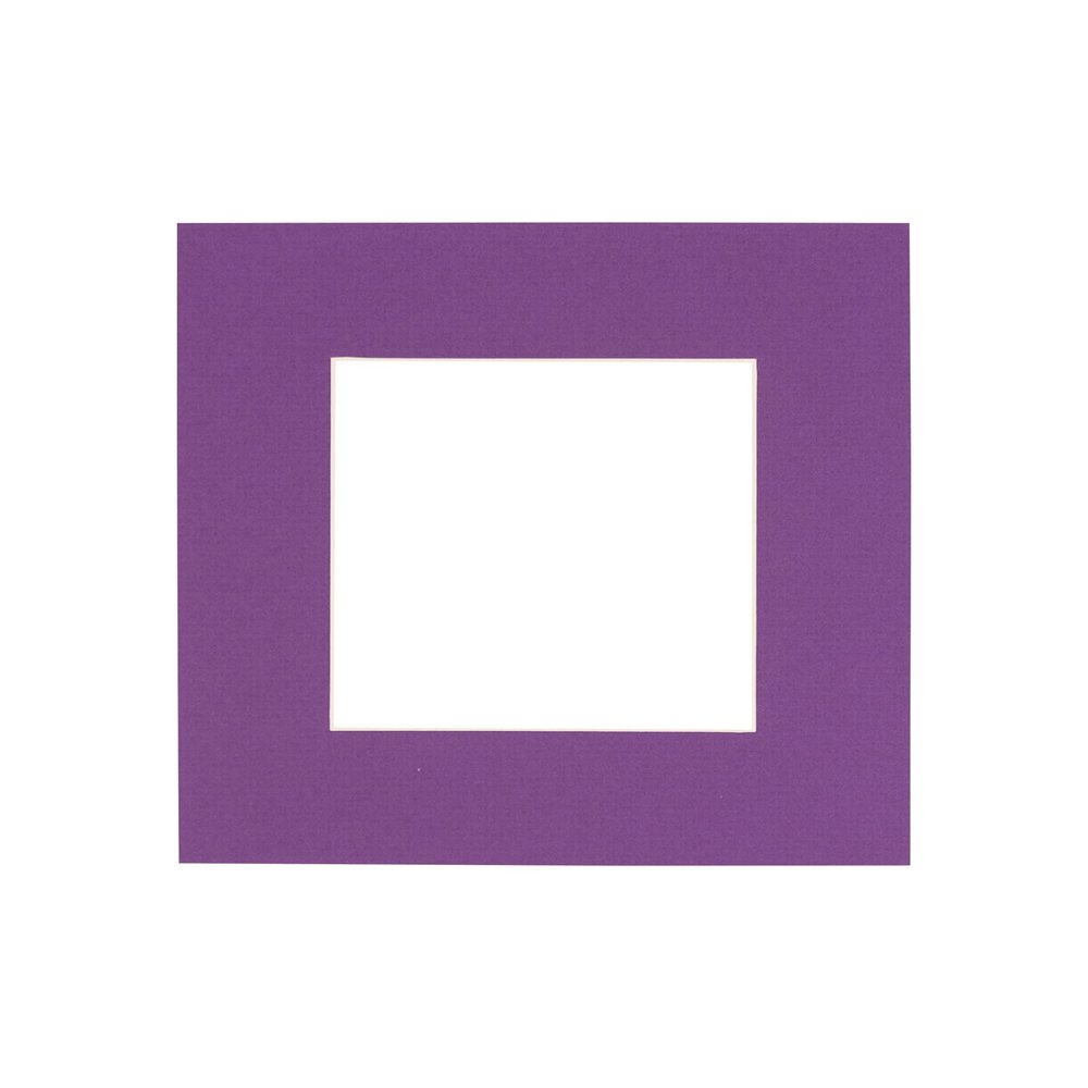 8x8 Mat for 12x12 Frame - Precut Mat Board Acid-Free Dark Purple 8x8 Photo Matte Made to Fit a 12x12 Picture Frame, Premium Matboard for Family Photos, Show Kits, Art, Picture Framing, Pack of 1 Mat