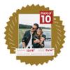 11x14 Mat for 12x16 Frame - Precut Mat Board Acid-Free Metallic Gold 11x14 Photo Matte For a 12x16 Picture Frame, Premium Matboard for Family Photos, Show Kits, Art, Picture Framing, Pack of 10 Mats view 1