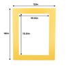 11x14 Mat for 12x16 Frame - Precut Mat Board Acid-Free Metallic Gold 11x14 Photo Matte For a 12x16 Picture Frame, Premium Matboard for Family Photos, Show Kits, Art, Picture Framing, Pack of 10 Mats view 4