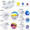 Sphere Silicone Molds Epoxy Casting UV Resin Jewelry Making 8-Size Assortment One-piece Seamless for Bath Bomb, Candle Wax, Soap DIY view 2