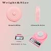 2 Pack Soft Automatic Retractable Tape Measure.60inch/150cm Body Waist,Tailor Sewing Craft, Cloth Fabric Measurement Digital Tape,Mini Collectible Pocket Kids Measuring Tape Tool(Green Pink) view 2