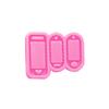 Super Shiny Silicone Mold Key Tag Resin Molds for Photo Backed Shaker Epoxy Resin Silicone Mold, DIY Key Chain Pendant Epoxy Craft Silicone Resin Mold for Save Mini Photos view 4