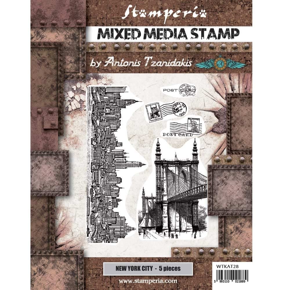 Cling Stamp NY City