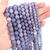 Gfsdjalkj Natural Stone Lavender Charm Round Loose Beads for Jewelry Making Needlework Bracelet DIY Strand 4-12MM Handmade Crafts (Item Diameter : 10mm About 38 Pcs) view 2