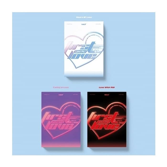 WEi Part.1 : First Love 4th Mini Album Random Version CD+88p PhotoBook+Holder+1p Folding Poster On Pack+1p Film Photo+1p Standing Pop-Up+2p PhotoCard+Tracking Sealed