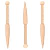 GORGECRAFT Wood Bobbin Stick Wooden Knitting Needles Single Head Weaving Loom Machines Tools Beech Shuttle Crochet Hook for DIY Wool Sweater Tapestry Rug Scarf Making Crafts Supplies view 1