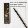 ILEWEI Chinese Calligraphy Paperweight Brass Paper Weights Carved Egret Painting Writing Drawing Practice Paperweights Gift Set of 2 (Egret) view 3