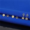 2 Pairs 14k Gold & 925 Sterling Silver Screw Earring Backs Replacements - Secure Hypoallergenic Screw Backs for Earrings - Fit Threaded Post 0.032'' view 3