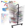 ZXFF Removable Children's Art Drying Rack, Educational Product Drying Rack, Protect Artwork When Drying, Usually Suitable for Artist Canvas Panels, Paper, Prints (Size : 26 Layers Double-Sided) view 1