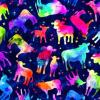 Oasis Cosmic Cows Silhouettes Digital 59 4761 view 1