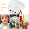 Hulameda Upgrade 4 Pack Paint Tray Palettes with Thumb Hole,Plastic Paint Pallets for Kids or Students to Craft DIY Painting or Have a Birthday Painting Party view 4
