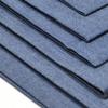 Indigo Deep Color Denim 4.8OZ Fat Quarter 9pcs 18inX22in 100% Cotton Solid Fabric Quilting Fabric for Arts, DIY Crafts & Sewing Patchwork view 3
