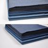 Indigo Deep Color Denim 4.8OZ Fat Quarter 9pcs 18inX22in 100% Cotton Solid Fabric Quilting Fabric for Arts, DIY Crafts & Sewing Patchwork view 4