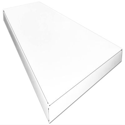 FoamTouch Upholstery Foam Cushion High Density 1'' Height x 12'' Width x 35'' Length Made in USA