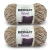 Bernat Velvet Mushroom Yarn - Pack of 10.5oz/300g - Polyester - #5 Bulky - 315 Yards - Knitting & Crochet view 1