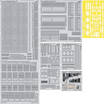 Eduard EDBIG72170 Scale Model Upgrade kit, Various