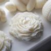Ovatt 3D Peony Flower Silicone Candle Mold, Soap Mold, Food Grade Molds for Making Cake Decoration, DIY Handmade soap, Jello Sugar Chocolate Fondant, Resin Crafts view 4