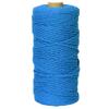 Peacock Blue Macrame Cord Craft Cord Cotton Rope Twisted Macrame Yarn DIY Knitting Plant Hangers Wall Hangings Christmas Wedding Decor 3mm x 328 Feet view 1