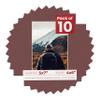 5x7 Mat for 4x6 Photo - Precut Maroon Picture Matboard for Frames Measuring 5 x 7 Inches - Bevel Cut Matte to Display Art 4 x 6 Inches - Acid Free Pack of 10 MATS with Backing Boards & Clear Bags view 1