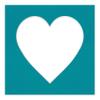 4x5 Mat for 7x7 Frame - Precut Teal Blue Heart Shaped Photo Mat Board Opening - Acid Free Matte and Bevel Cut for Family Photos, Pack of 1 Matboard Show Kit with Acid Free Backing & Clear Bag view 3