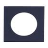 5x5 Mat For 7x7 Frame - Precut Navy Circle Shaped Photo Mat Board Opening - Acid Free Matte and Bevel Cut for Family Photos, Pack of 1 Matboard Show Kit With Acid Free Backing & Clear Bag view 1