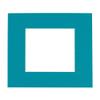 5x5 Mat For 7x7 Frame - Precut Teal Blue Square Shaped Photo Mat Board Opening - Acid Free Matte and Bevel Cut for Family Photos, Pack of 1 Matboard Show Kit With Acid Free Backing & Clear Bag view 1
