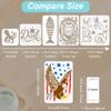 FINGERINSPIRE Eagle Stencil 11.7x8.3 inch A4 Eagle Flag Stencil for Painting Reusable Eagle Pattern Drawing Stencil Eagle DIY Craft Stencil for Painting on Wood Tile Paper Fabric Floor Wall view 2