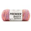Premier Yarns Basix Mosaic Yarn, Ideal Yarn for Knitting and Crocheting, Made of Acrylic, Medium-Weight, Machine-Washable, Grapevine, 4.32 oz, 216 yards view 2