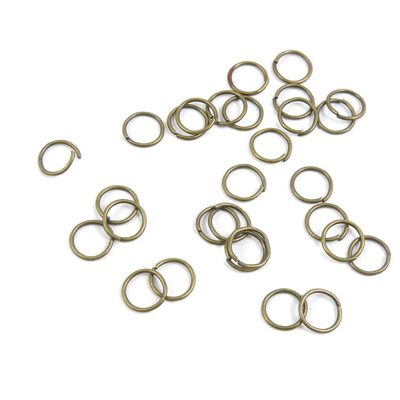4120 PCS Antique Bronze Plated Jewelry Making Charms Findings Bulk Wholesale 408450 Jump Rings 7mm