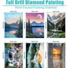 DOTZSO 6 Pack Diamond Painting for Adults 5D Diamond Painting Kit DIY Full Diamond Art kit with Diamond Painting Crystal Art and Craft for Beginners 12x16 inches (Landscape) view 2