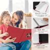 Spbapr Large Photo Album Self Adhesive 60 Pages Linen cover DIY Magnetic Scrapbook album with A Metal Pen Hold 3x5 4x6 5x7 6x8 8x10 Pictures Red view 3
