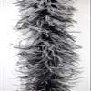 FeatherStore Exquisite 4 Ply Ostrich Feather Boa - 72" Long, 6-9" Wide, Luxurious Marabou Interior, Perfect for Halloween Costumes, Theater, Parties, and DIY Crafts - 100% Real Feathers - Black/White view 1