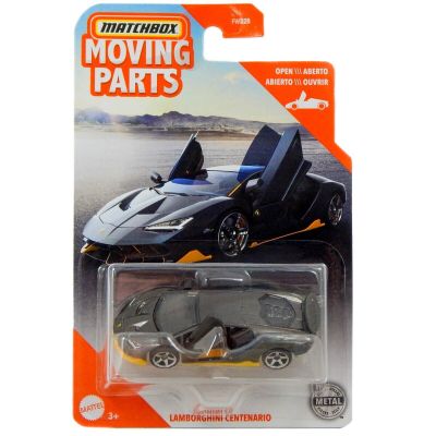 DieCast Matchbox Moving Parts Lamborghinis Centenario (Gray)