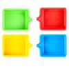 Ciieeo 4pcs Pigment Mixing Trays Tips Palette for Boys and Girls Art Students and Teachers Easy Cleaning and Compact Storage for Painting and Mixing view 1