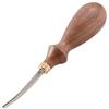Craft Sha Flint Leathercraft Edge Beveling Tools 1.2mm Leather Edger, with Walnut Handle, to Round Corners & Edges in Leatherwork (1.2mm) view 1