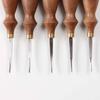 Craft Sha Flint Leathercraft Edge Beveling Tools 1.2mm Leather Edger, with Walnut Handle, to Round Corners & Edges in Leatherwork (1.2mm) view 4