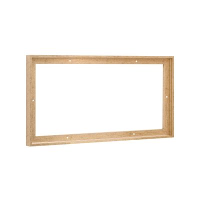Pixy Canvas 15x30 inch Floater Frame for Canvas Paintings. 12 Colors. Floating Frame fits 5/8", 3/4" & max 7/8" Deep Stretched Canvas & Wood Panels (Scratched Gold & Cream, 15 x 30 inch)