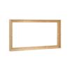 Pixy Canvas 15x30 inch Floater Frame for Canvas Paintings. 12 Colors. Floating Frame fits 5/8", 3/4" & max 7/8" Deep Stretched Canvas & Wood Panels (Scratched Gold & Cream, 15 x 30 inch) view 1