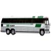1980 MCI MC-9 Crusader II Intercity Coach Bus Union Station Toronto (Ontario, Canada) GO Transit 1/87 (HO) Diecast Model by Iconic Replicas 87-0329 view 2