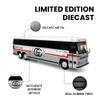 1980 MCI MC-9 Crusader II Intercity Coach Bus Toronto - Guelph (Ontario, Canada) Gray Coach 1/87 (HO) Diecast Model by Iconic Replicas 87-0330 view 2