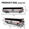 1980 MCI MC-9 Crusader II Intercity Coach Bus Toronto - Guelph (Ontario, Canada) Gray Coach 1/87 (HO) Diecast Model by Iconic Replicas 87-0330 view 4